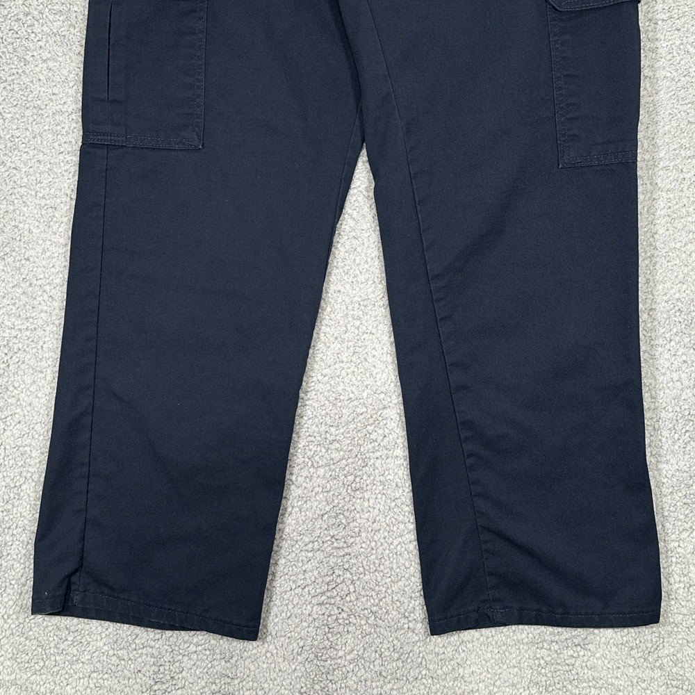 Genuine Dickies Cargo Pants Mens 32x30 Navy Blue Excellent Straight Leg Utility - Picture 8 of 11